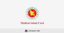 Medical Admit Card